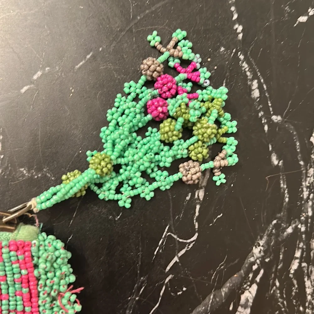 Anthropologie Jasper & Jeera Beaded Clutch Pouch - Picture 5 of 5